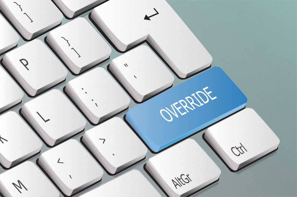 override written on the keyboard button | Beningo Embedded Group